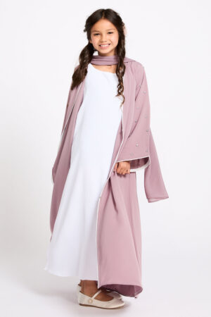 Abaya with junior 2