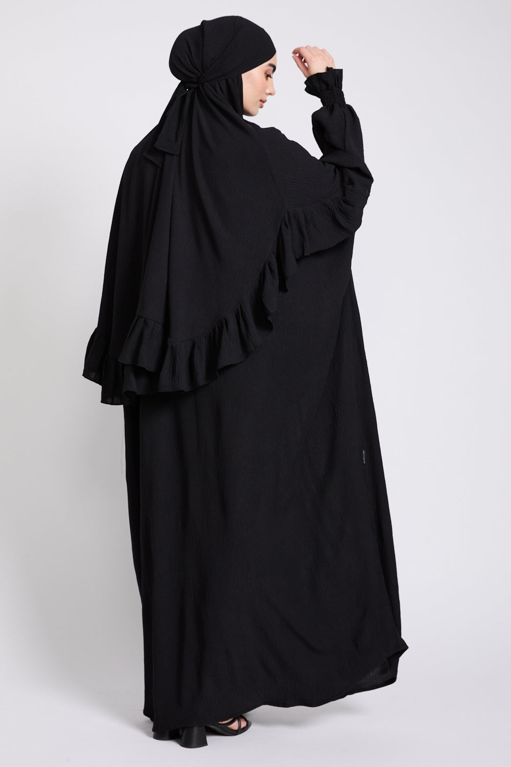 Abaya with Khimar Set - Forest - Image 4