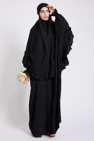 Abaya with Khimar Set - Forest