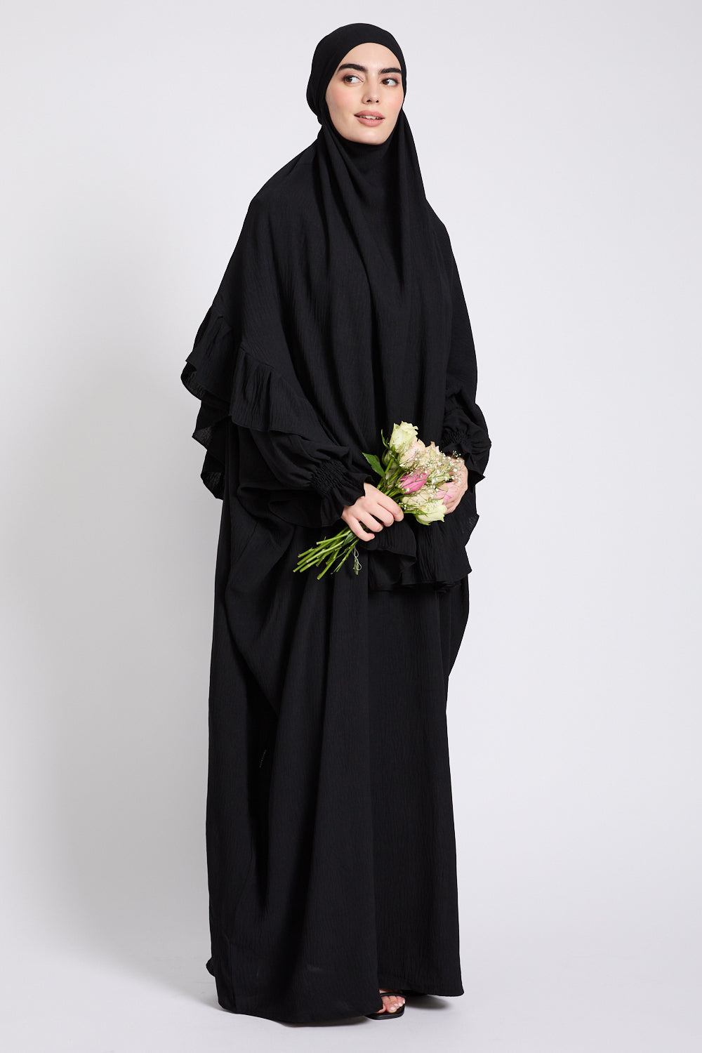 Abaya with Khimar Set - Forest - Image 6